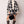 Cardigan Houndstooth Knit Black White for Women