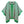 AKA Sorority Checkered Knit Pink and Green Cape