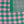 AKA Sorority Checkered Knit Pink and Green Cape