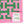 AKA Sorority Pink Green Geometric Viscose Kimono