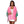 Ruana Pink and Green Stripe for Women