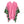 Ruana Pink and Green Stripe for Women