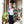 AKA Pink and Green Stripe Fringe Cocoon Top