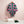AKA Pink and Green Stripe Fringe Cocoon Top