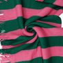 AKA Pink and Green Stripe Fringe Cocoon Top