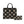 Tote Black Luxe Monogram Structured Satchel Bag