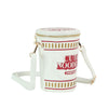 Crossbody White Cup Noodles Shaped Clutch Bag