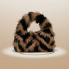 Shoulder Bag Brown and Black Fur Street Chic Purse