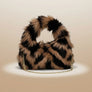 Shoulder Bag Brown and Black Fur Street Chic Purse