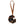 Bag Charm Black Leather Croissant Bag Accessory