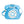 Blue Rotary Phone AUX Bag