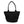 Tote Bag Yellow Suede Black Trim Shoulder Purse