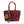 Top Handle Bag Burgundy Suede Dog Charm Purse