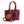 Top Handle Bag Burgundy Suede Dog Charm Purse
