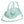 Top Handle Mint Harlequin Oval Detail Handbag Set