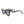 Sunglasses Black Retro Cat Eye Gold Bar Eyewear