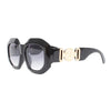 Sunglasses Black Oversized Geo Luxe Eyewear