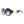 Sunglasses Black Oversized Geo Luxe Eyewear