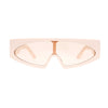 Sunglasses Pink Thin Visor Modern Eyewear Women