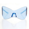 Sunglasses Mask Wrap Blue Eyewear for Women