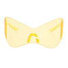 Sunglasses Mask Wrap Yellow Eyewear for Women