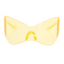 Sunglasses Mask Wrap Yellow Eyewear for Women