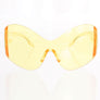 Sunglasses Butterfly Mask Yellow Eyewear for Women