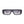 Sunglasses Black Gold Panther Rectangle Eyewear