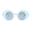 Sunglasses Blue Round Retro Eyewear for Women