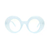 BLB Glasses Blue Round Retro Eyewear for Women