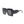 Sunglasses Square Black Oversize Wide Edge Eyewear