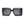 Sunglasses Square Black Oversize Wide Edge Eyewear