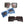 Sunglasses Square Blue Stripe Oversize Wide Edge