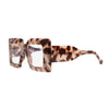 BLB Glasses Square Pink Tort Wide Edge Eyewear