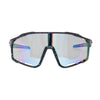 Sunglasses Black Splatter Mirror Sport Eyewear