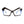BLB Glasses Black Dramatic Cat Eye Retro Eyewear
