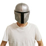 Silver and black latex cosplay mask product detail