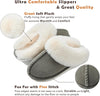 Indoor Winter Fur Shoes – Warm Cotton Slippers for Men & Women, Plush Furry Bedroom Slides, Cozy Non-Slip House Slippers