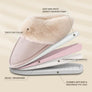 Indoor Winter Fur Shoes – Warm Cotton Slippers for Men & Women, Plush Furry Bedroom Slides, Cozy Non-Slip House Slippers