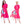 Women’s Weird Doll Costume - Pink Dress for Halloween Party Cosplay, Inspired by Doll Movie, Short Sleeve Pink Outfit for Dress Up - DJ Comics