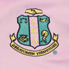 AKA Greek Apparel M Pink Zip Up Track Jacket