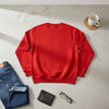 DST Greek Gear XL Red Embroidered Crew Sweatshirt