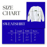 ZPB Greek Gear XL Blue Embroidered Crew Sweatshirt