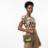 Gray Banana Clutch