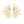 Studs Large Gold Fanned Tropical Leaves Earrings