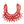 Bib Red Coral Coastal Chic Bead Necklace for Women