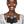 Bib Black Adjustable Beaded Fringe Necklace