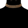 Black Stone Metal Choker