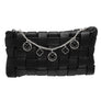 Bag Chain Silver Black Butterfly Chain for Women