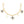 Bag Chain Gold Black Mono Flower Chain for Women